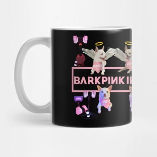 BarkPink Past and Present with Names Mug